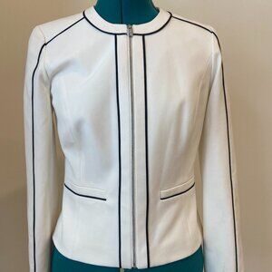 Calvin Klein White Modern Blazer